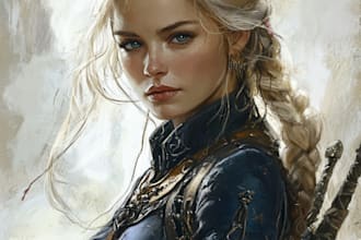 make afantasy and dnd illustration art