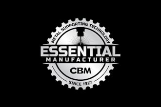 design industrial manufacturer brand logo