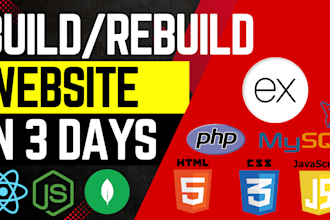single page website within 3 days