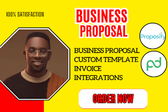 create proposify template, pandadoc, qwilr, business proposals, fresh proposals