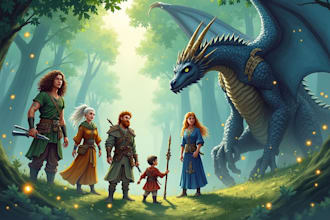 draw fantasy art, watercolor characters scenes and dnd party