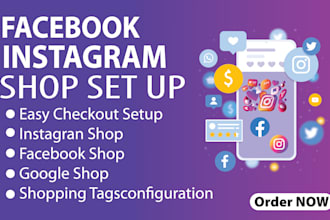 set up integrate facebook and instagram shop for your business