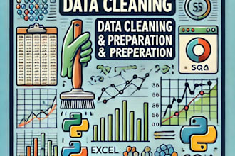 clean and organize your data using excel, python, or r