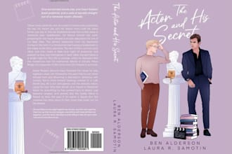 do professional romance book cover illustration and ebook cover illustrations