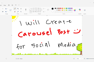 design clickable instagram facebook linkedin carousel posts and ads