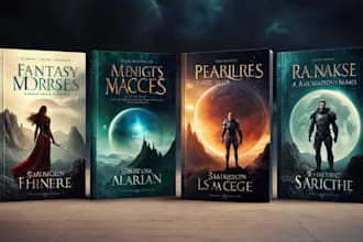 design fantasy, romance and sci fi book covers
