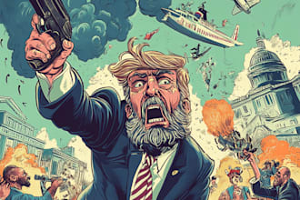 create your editorial or political cartoon idea for you
