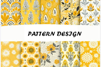 create designs for fabrics and wallpapers