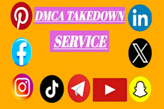 takedown remove defamatory content tiktok,fb,reddit,ig,yt,google,x under dmca