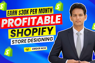 build, clone, design, redesign shopify website or dropshipping shopify store