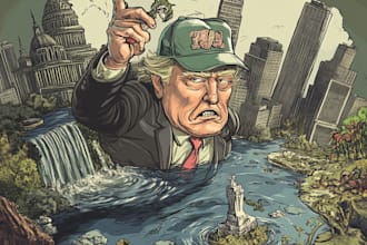 create your editorial or political cartoon idea for you