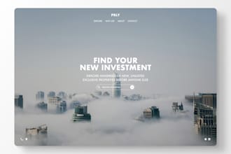 create your real estate business website