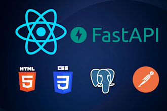 develop web application in django, fastapi and flask for you