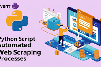 create and develop python web scraping and automation tools with