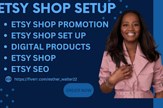do etsy shop set up promotion and boost etsy shop sales