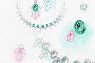 sketch and design jewelry for you