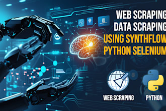 automate web scraping with synthflow and selenium
