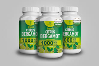 design supplement packaging and labels