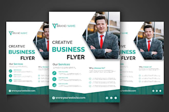 design a beautiful flyer, epk, company flyer, or pamphlet