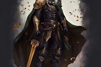 create dnd character art and dnd character art