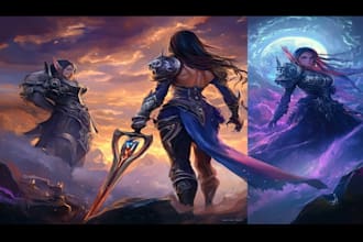 draw your oc, world of warcraft or dnd fantasy character