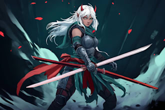 create dnd character or dungeons and dragons art