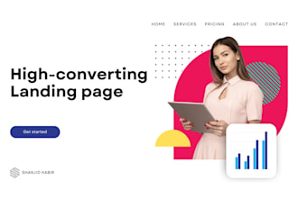 create a custom landing page or blog with wix and wordpress