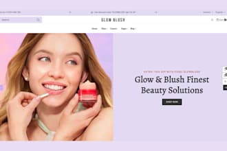 design beauty shopify store skincare website beauty store cosmetics website