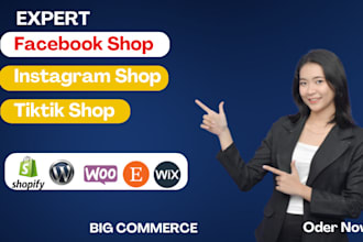 set up facebook shop, tiktok dropshipping, instagram shop, fix meta pixel