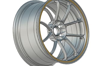 design sport car wheels forged rims ready for cnc production