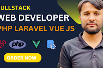 be full stack web developer software developer PHP laravel html vuejs