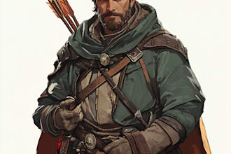 draw d and d character art and dnd character art