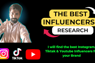 find best instagram tiktok and youtube influencers for your brand
