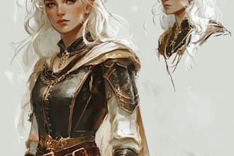 make a amazing dnd party d and d character for you