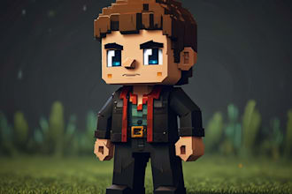 create pixel art character animation for your game