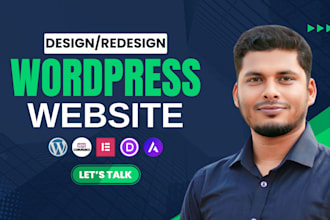 be your wordpress expert for elementor pro or divi website