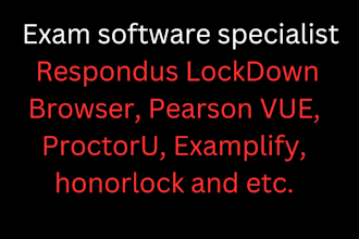 set for u  person vue respondus, lockdown browser, proctoru examplify, honorlock