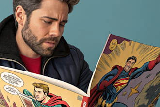 create comic book and custom illustrations