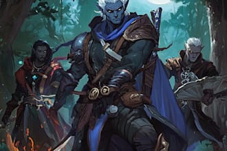 draw  design a fantasy character