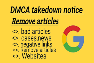 permanently remove mugshots articles cases bad news delete negative links google
