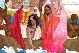 create a traditional marker illustration for any purpose