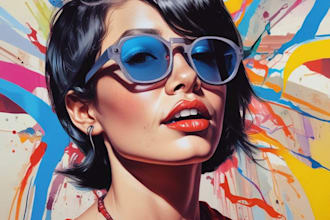make a beautiful wpap pop art portrait