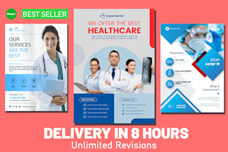 design medical flyer poster or any medical graphics for you
