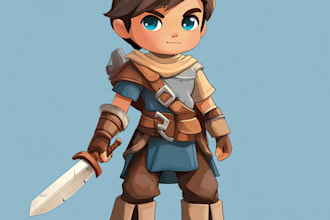 make 2d game assets, pixel character sprite sheet