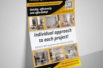 develop a quality design for a leaflet or flyer