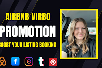 do airbnb promotion, booking,vrbo marketing, airbnb listing seo to boost booking
