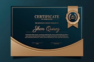 do certificate design, diploma certificate or custom certificate template