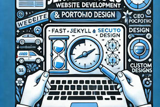 develop, jekyll, static website, hugo website, build website, portfolio