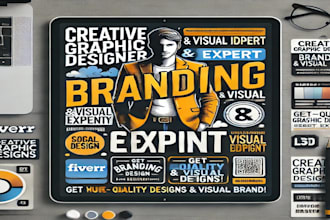 creative graphic designer branding and visual expert