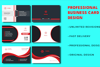 design modern business card for you